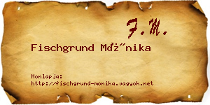 Fischgrund Mónika névjegykártya